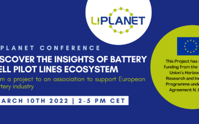 LIPLANET: A network gathering battery cells research pilot lines to support European battery industry